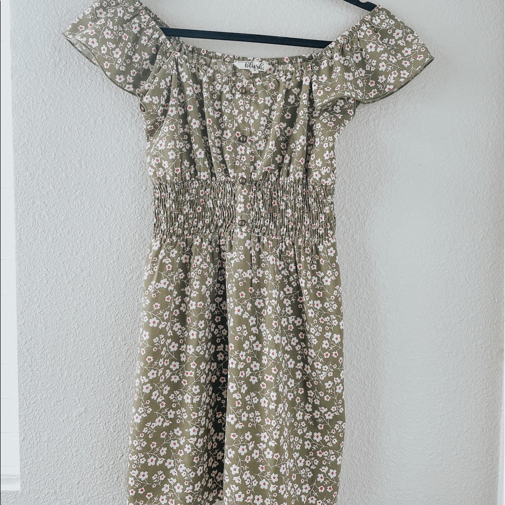 Off the shoulder dress